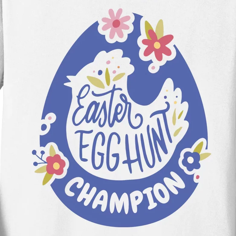 Easter Egg Hunt Champion Kids Long Sleeve Shirt