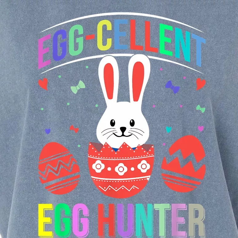 Eggcellent Egg Hunt Easter Bunny Funny Garment-Dyed Women's Muscle Tee