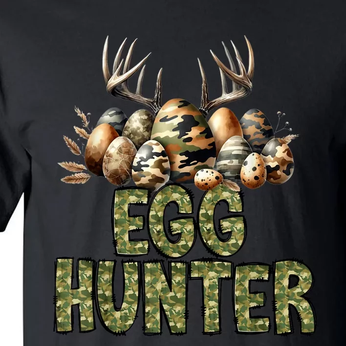 Easter Egg Hunter Camo Funny Eggs Deer Tall T-Shirt