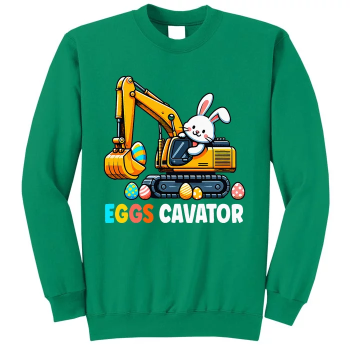 Eggscavator Egg Hunting Bunny Easter Day Sweatshirt