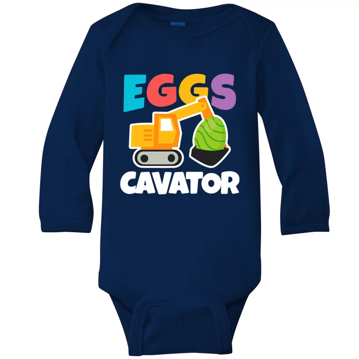 Easter Egg Hunt Funny Baby Long Sleeve Bodysuit