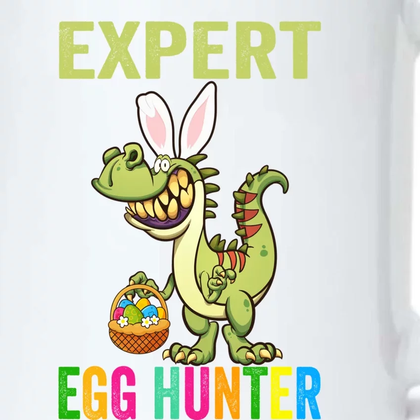 Expert Egg Hunter T Rex Dinosaur Bunny Easter Meaningful Gift Black Color Changing Mug