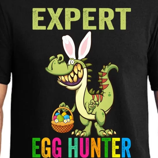 Expert Egg Hunter T Rex Dinosaur Bunny Easter Meaningful Gift Pajama Set