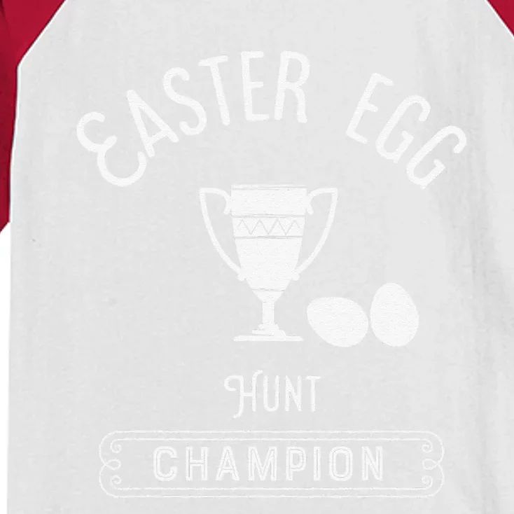 Easter Egg Hunt Champion Trophy Unisex Kids Colorblock Raglan Jersey