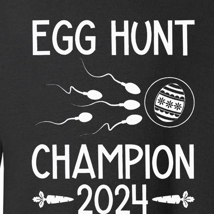 Easter Egg Hunt Champion Funny Dad Toddler Sweatshirt