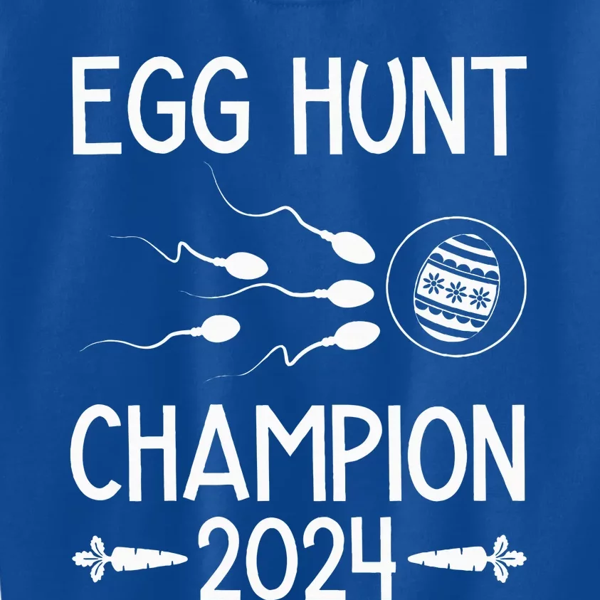 Easter Egg Hunt Champion 2024 Kids Sweatshirt