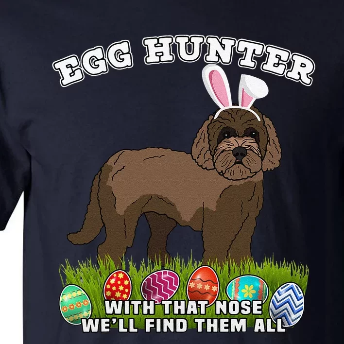 Easter Egg Hunting Dog Eggspert Labradoodle Tall T-Shirt