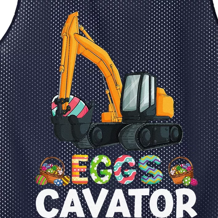 Easter Egg Hunts Constructions Trucks Children Mesh Reversible Basketball Jersey Tank