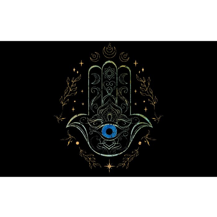 Evil Eye Hamsa Hand Nazar Amulet Protection Celestial Yoga Bumper Sticker