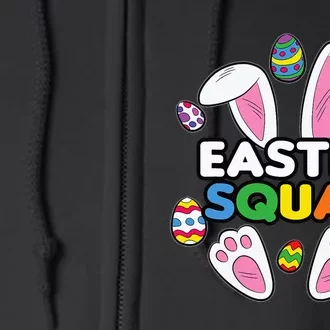 Easter Egg Hunting Squad Cute Bunny lover Full Zip Hoodie