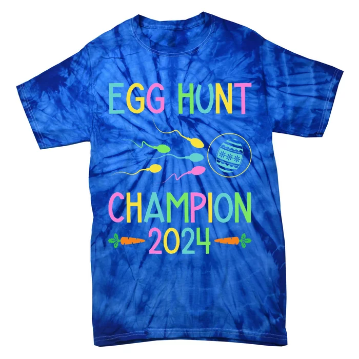 Easter Egg Hunt Champion 2024 Tie-Dye T-Shirt