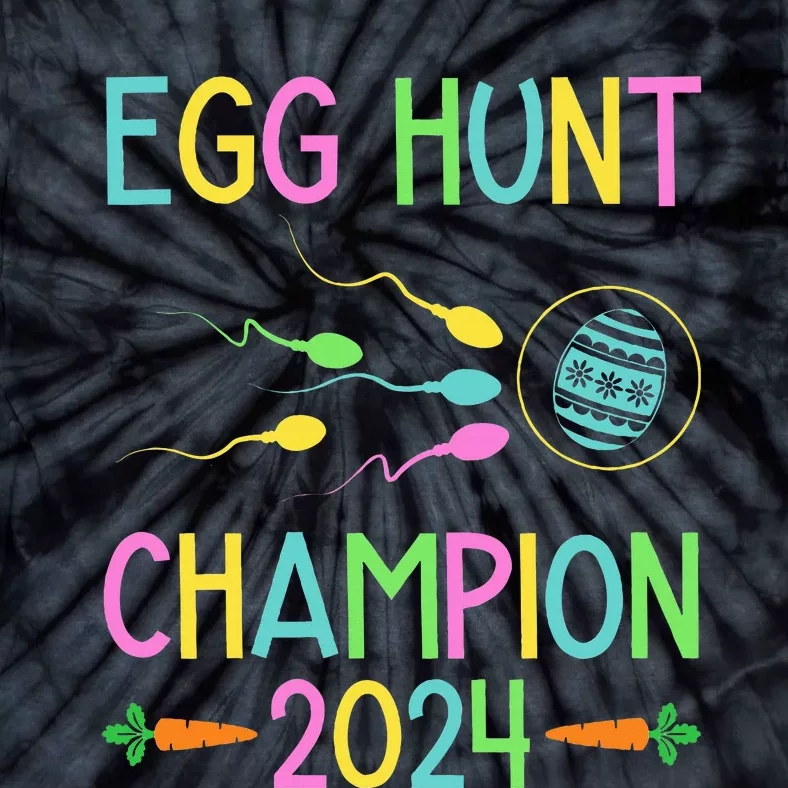 Easter Egg Hunt Champion Funny Dad Tie-Dye T-Shirt