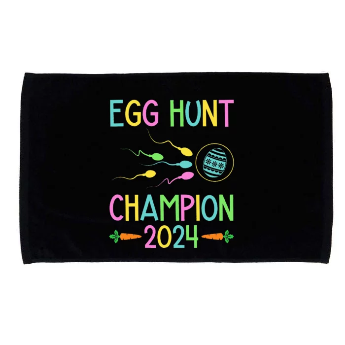 Easter Egg Hunt Champion Funny Dad Microfiber Hand Towel