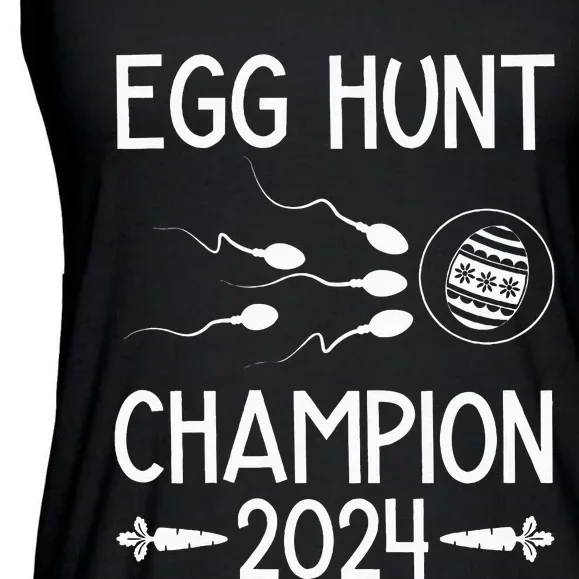 Easter Egg Hunt Champion Funny Dad Ladies Essential Flowy Tank