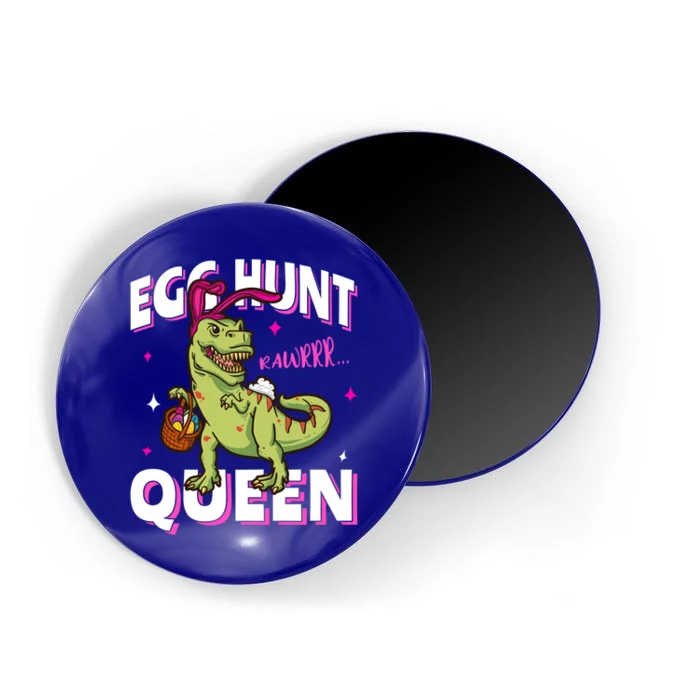 Easter Egg Hunt Queen Dinosaur Bunny With Ears Gift Magnet