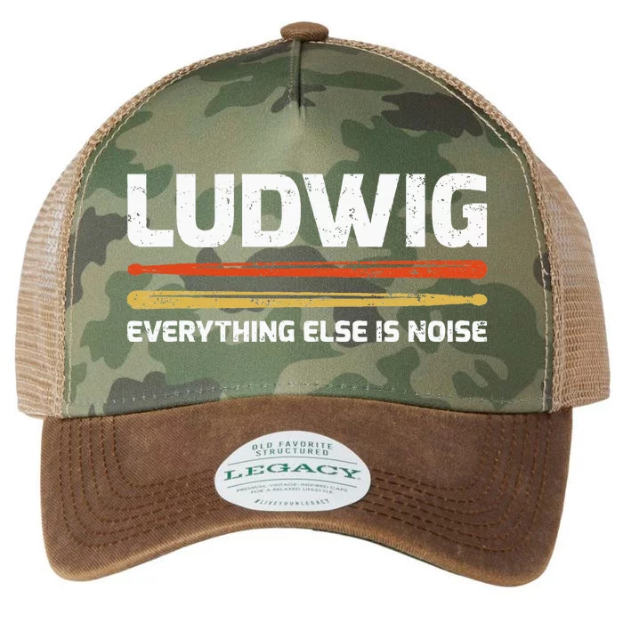 Everything Else Is Noise Classical Music Drum Sticks Legacy Tie Dye Trucker Hat