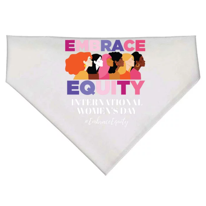 Embrace Equity International Women's Day USA-Made Doggie Bandana