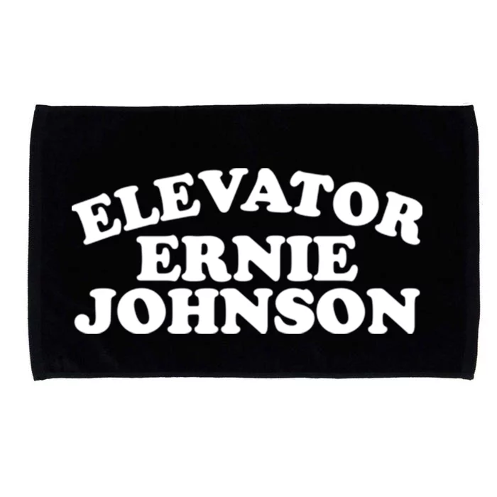 Elevator Ernie Johnson Microfiber Hand Towel