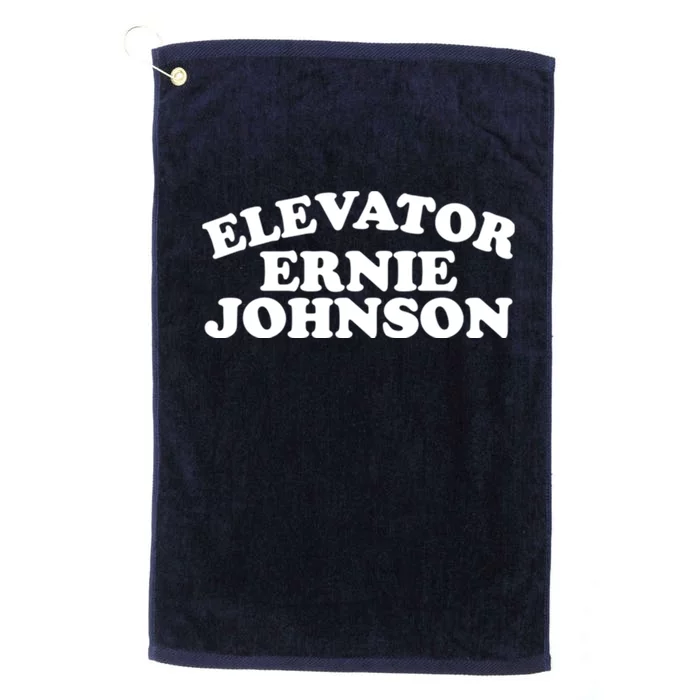 Elevator Ernie Johnson Platinum Collection Golf Towel