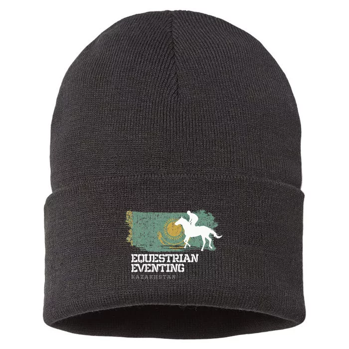 Equestrian Eventing Kazakhstan Rider Horse Sustainable Knit Beanie