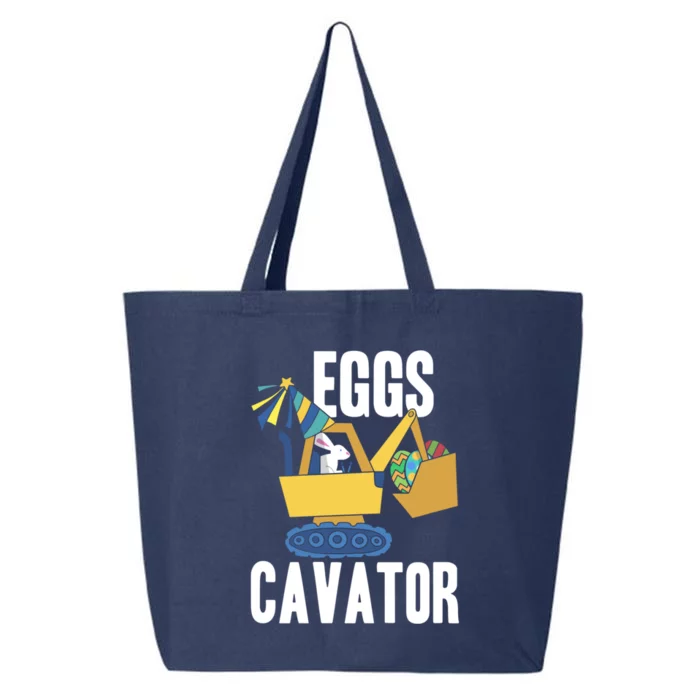 Eggscavator Excavator Lover Easter Sunday Holy Week Gift 25L Jumbo Tote