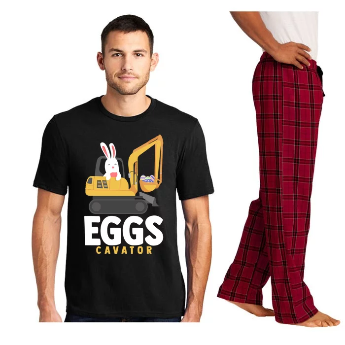 Eggscavator Excavator Lover Easter Sunday Holy Week Gift Pajama Set