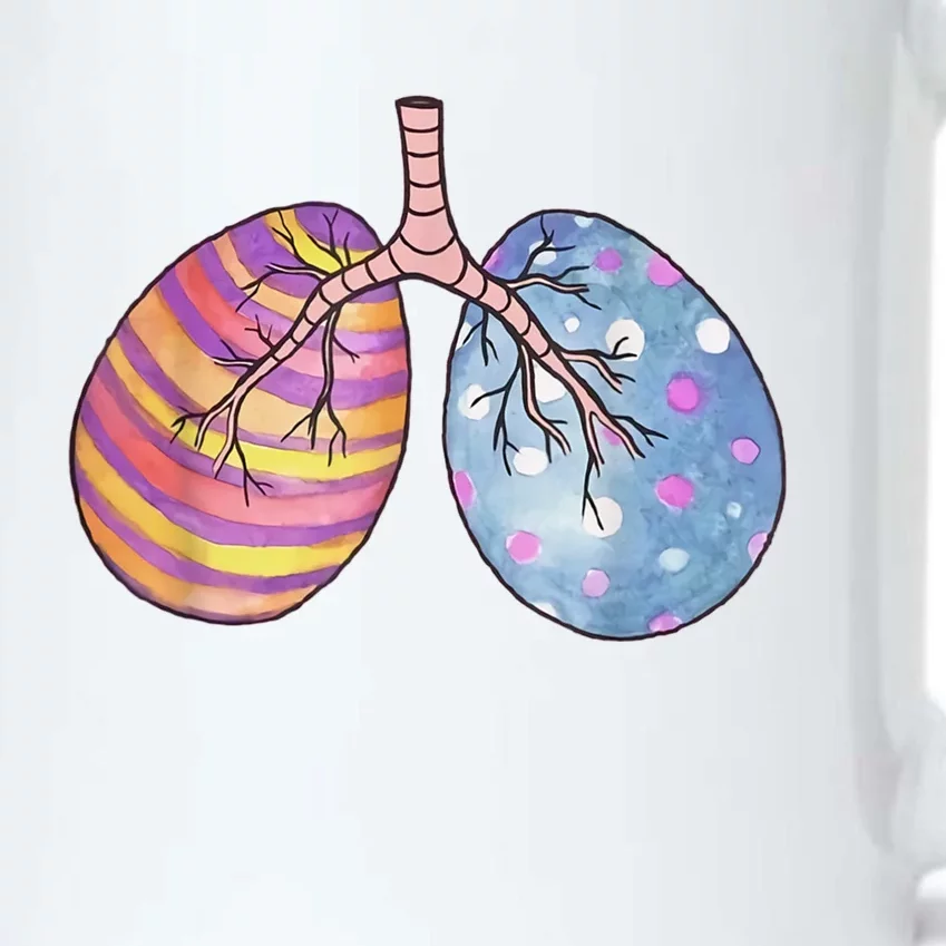 Easter Egg Lungs Nursing Peds Respiratory Therapist RT Er Black Color Changing Mug