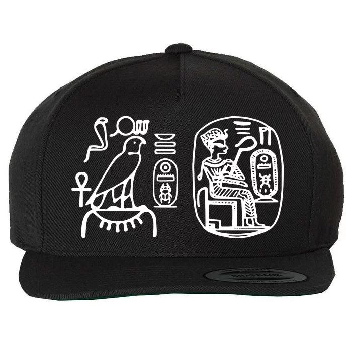 Egypt Egyptian Mythology Mythological Wool Snapback Cap