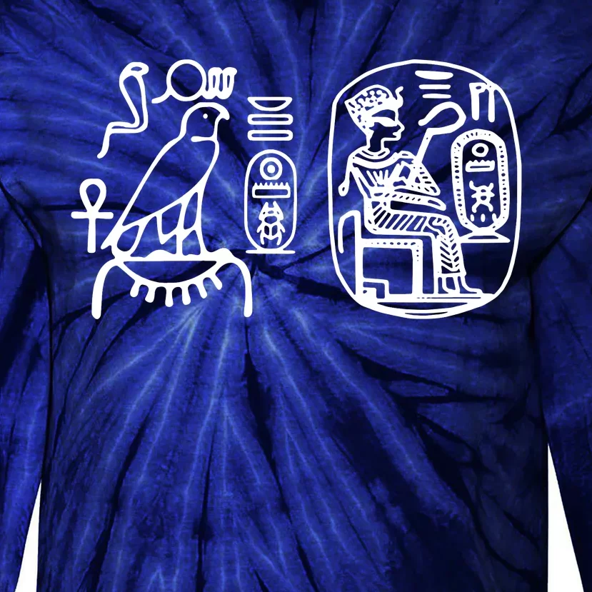 Egypt Egyptian Mythology Mythological Tie-Dye Long Sleeve Shirt