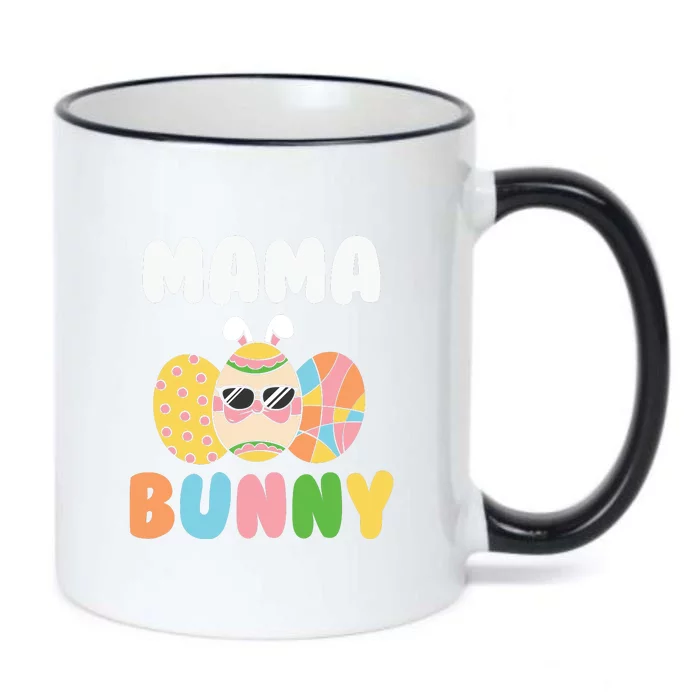 Easter Egg Mama Bunny Matching Family Mother's Day Easter Day Black Color Changing Mug