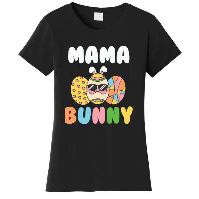 Easter Egg Mama Bunny Matching Family Mother's Day Easter Day Women's T-Shirt