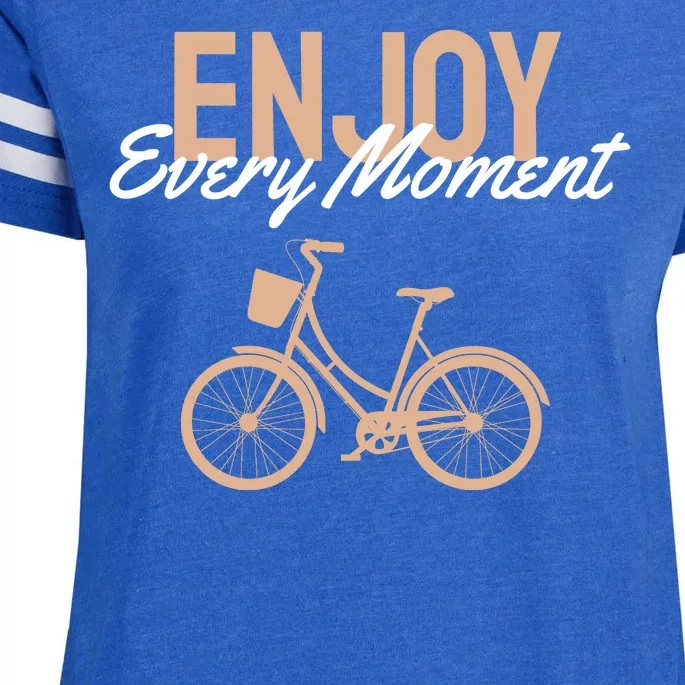 Enjoy Every Moment Enza Ladies Jersey Football T-Shirt