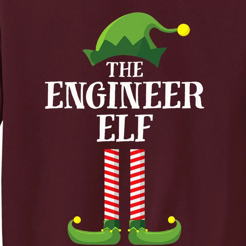 Engineer Elf Matching Family Group Christmas Party Tall Sweatshirt