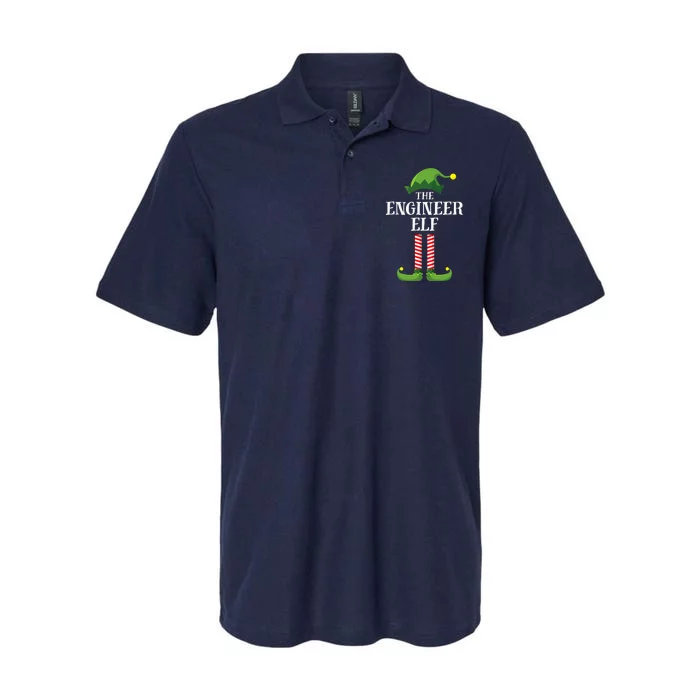 Engineer Elf Matching Family Group Christmas Party Softstyle Adult Sport Polo