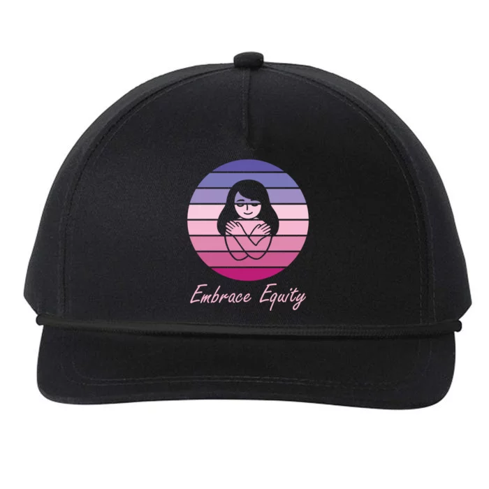 Embrace Equity March 8th International 'S Day Cool Gift Snapback Five-Panel Rope Hat