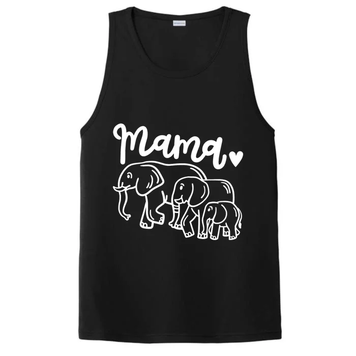 Elephant Elephants Mama Performance Tank