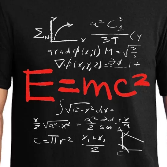 E=MC2 Energy Mass Speed of Light Theory Physics Relativity Pajama Set