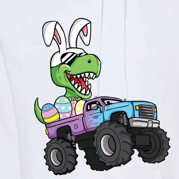 Easter Eggs Monster Truck Trex Dinosaur Rabbit Ears Premium Hoodie