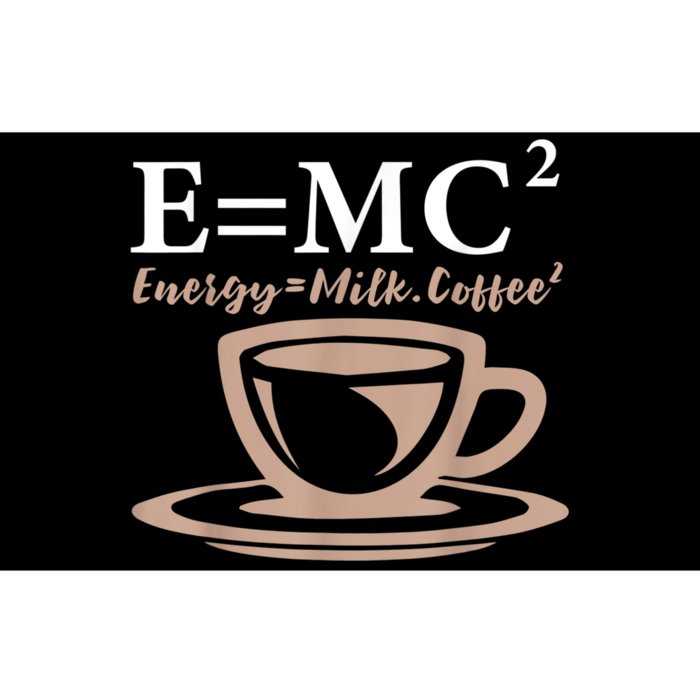 Energy Equals Milk Coffee E= MC2 SCIENCE Bumper Sticker