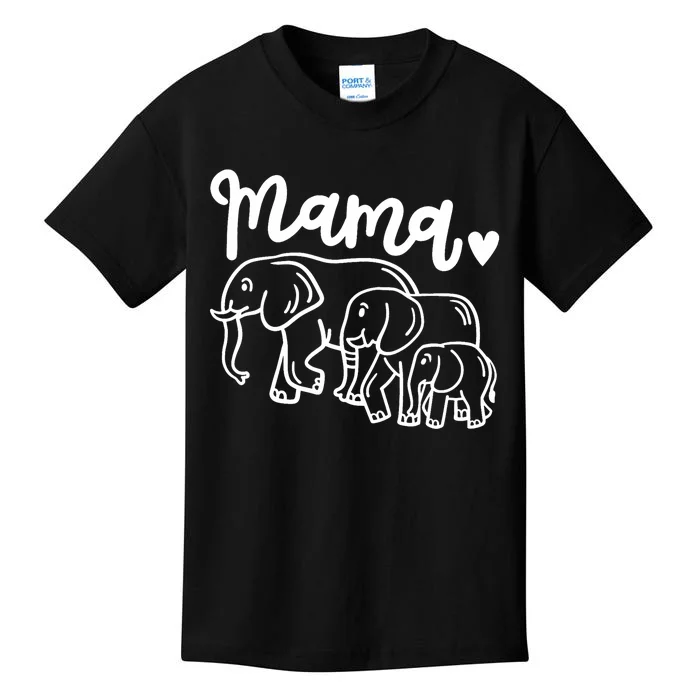 Elephant Elephants Mama Kids T-Shirt