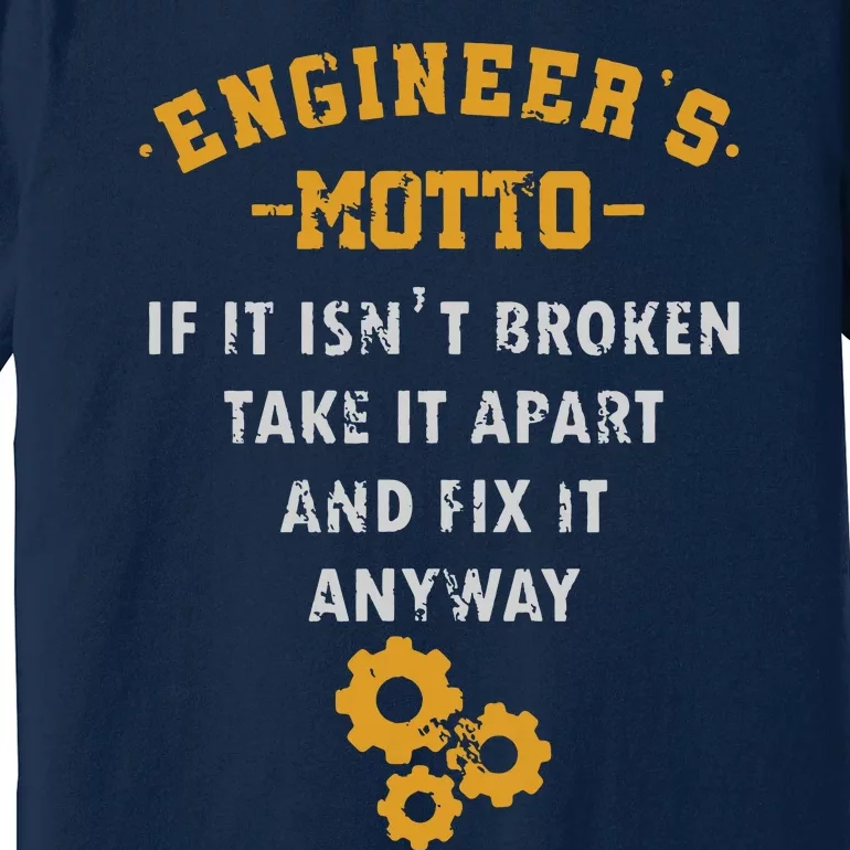 Engineer Engineering Mechanical Profession Electrical Gift Premium T-Shirt