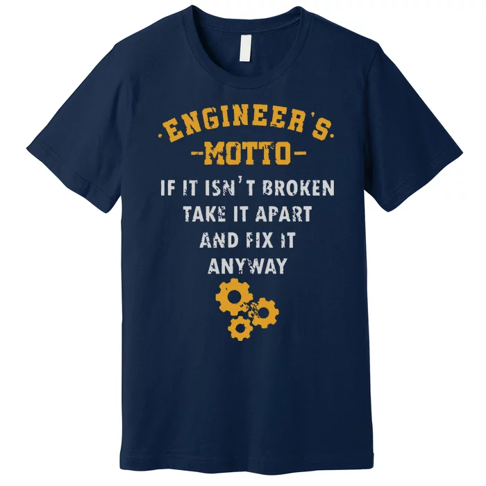 Engineer Engineering Mechanical Profession Electrical Gift Premium T-Shirt