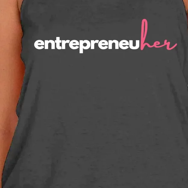 Entrepreneuher Women's Knotted Racerback Tank