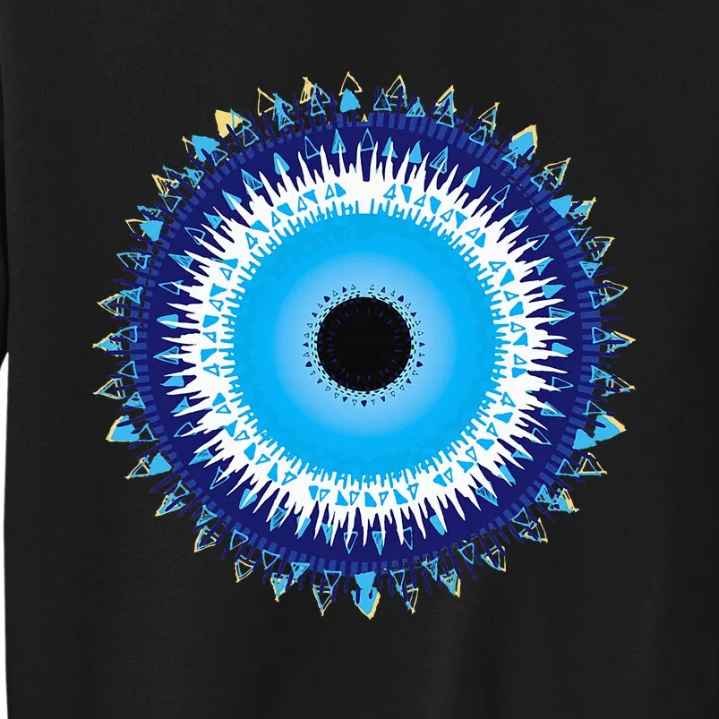 Evil Eye Nazar Protect From Evil Greek Turkish Graphic Sweatshirt