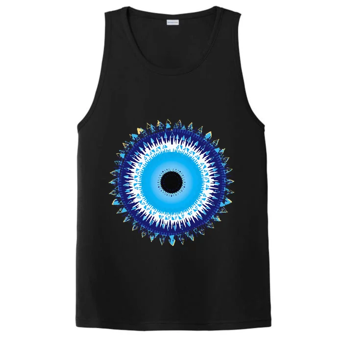 Evil Eye Nazar Protect From Evil Greek Turkish Graphic Performance Tank