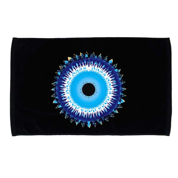 Evil Eye Nazar Protect From Evil Greek Turkish Graphic Microfiber Hand Towel