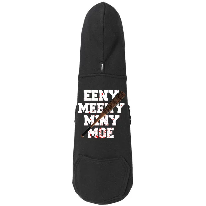 Eeny Meeny Miny Moe Neagan Zombie Killing Walkers Bloody Bat Doggie 3-End Fleece Hoodie