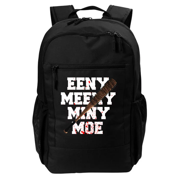 Eeny Meeny Miny Moe Neagan Zombie Killing Walkers Bloody Bat Daily Commute Backpack