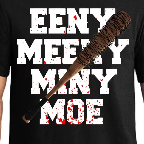 Eeny Meeny Miny Moe Neagan Zombie Killing Walkers Bloody Bat Pajama Set