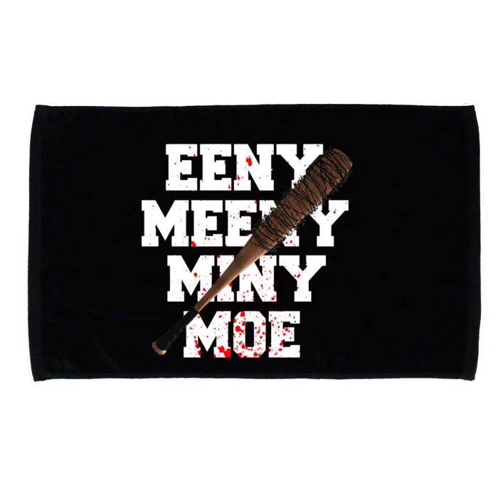 Eeny Meeny Miny Moe Neagan Zombie Killing Walkers Bloody Bat Microfiber Hand Towel